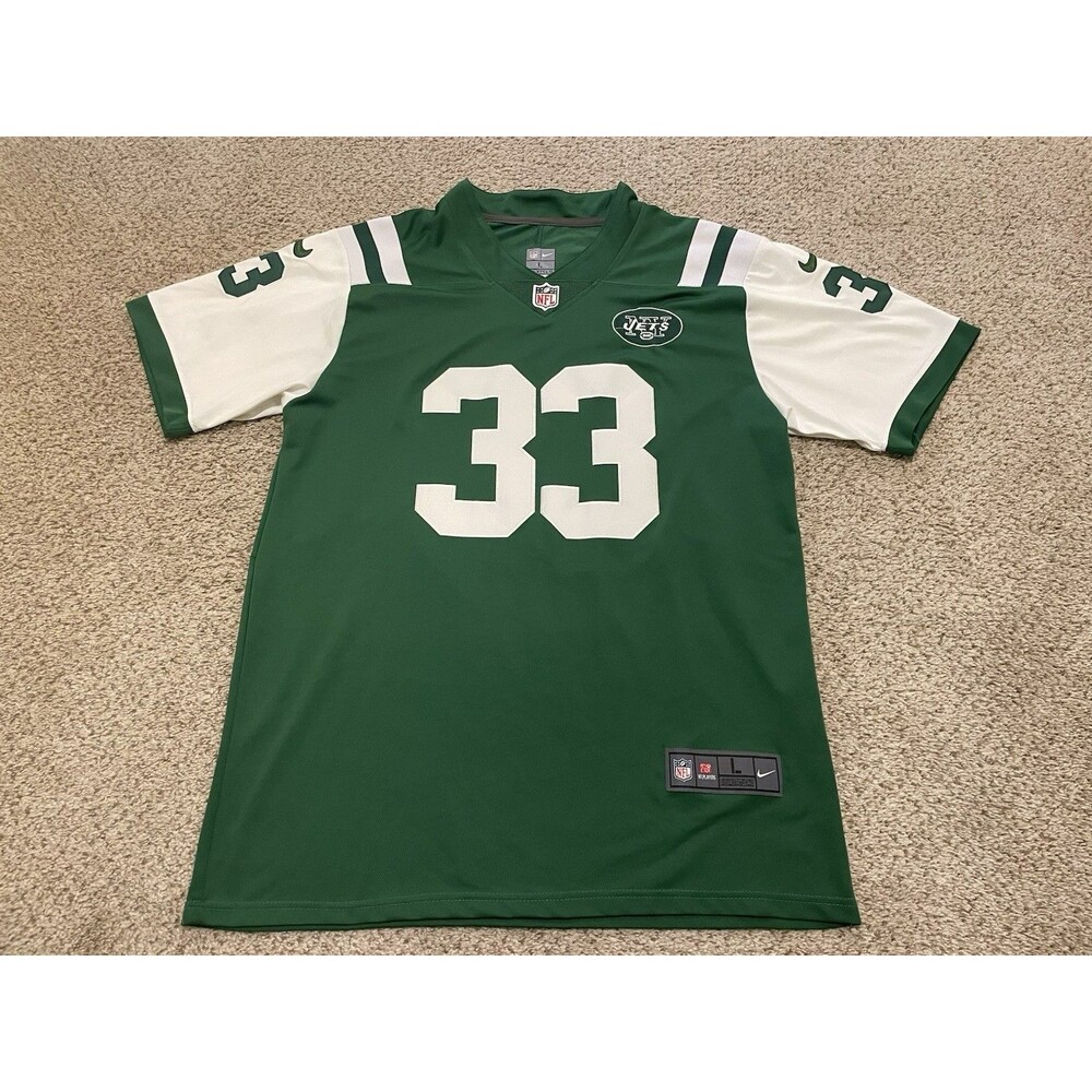 New York Jets Adams #33 Men's Jersey Size L Nike NFL Football Stitched Football